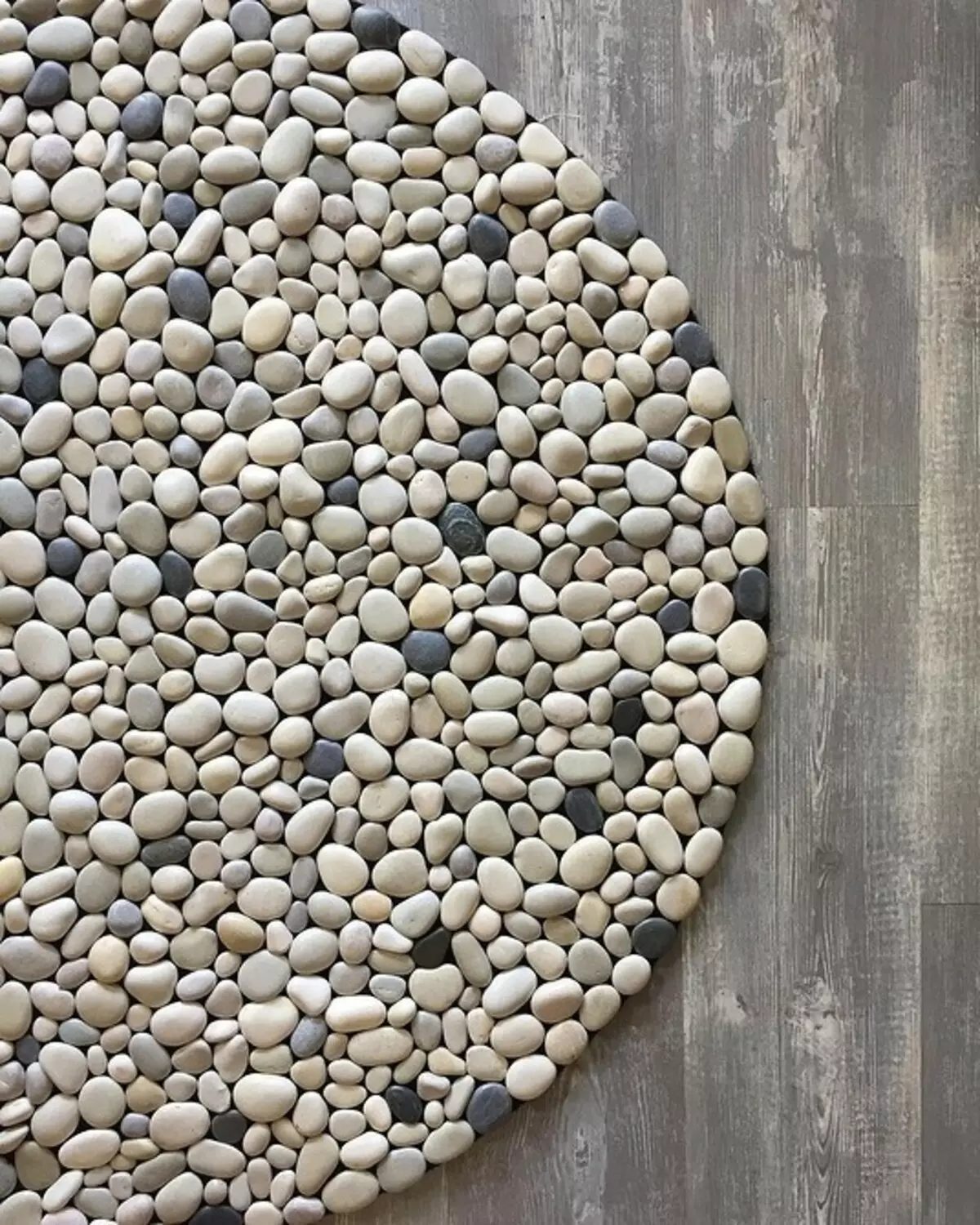 Bahari ya Pebbles Decor: mifano 12 ya msukumo 9371_7