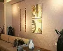Dekoratív selyem vakolat a belső térben: 40 Eredeti alkalmazási ötletek 9449_71