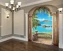 Vægmaleri til hall og korridor: 45 moderne designer ideer 9473_58