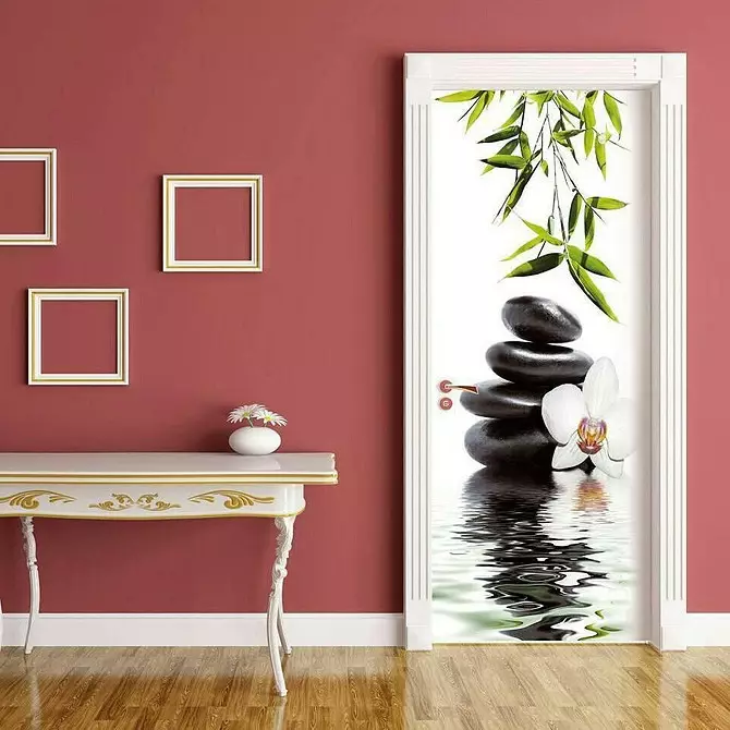 Wall Mural kanggo lorong lan koridor: 45 Gagasan desainer modern 9473_67