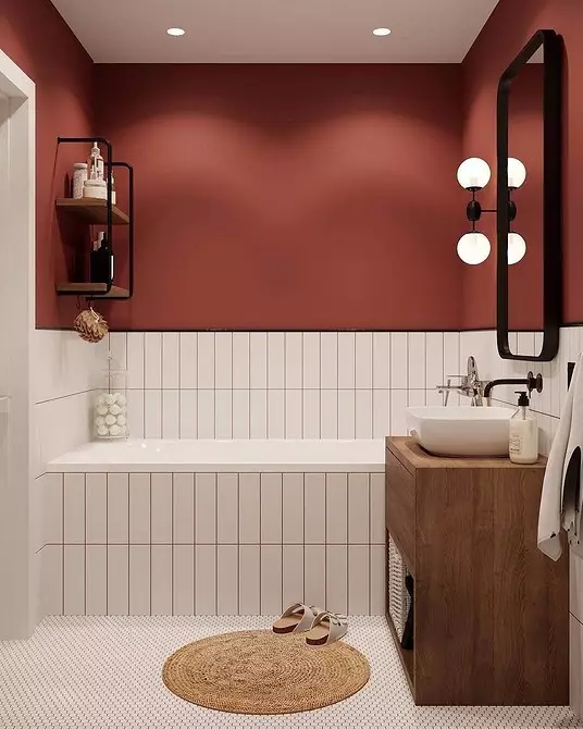 Pas seulement blanc: 12 exemples de salles de bains lumineuses 9491_5