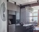 Odnushka confortabilă cu sala de mese de bucătărie, zone de relaxare și dressing 9495_23