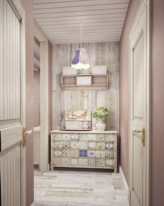 Crie um interior do corredor no estilo da Provence: Como fazer tudo certo 9503_58