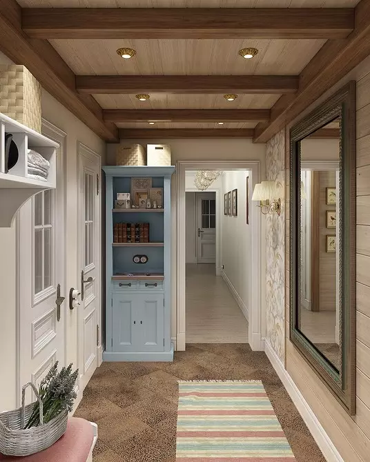 Créez un intérieur du couloir dans le style de Provence: comment faire tout va bien 9503_70