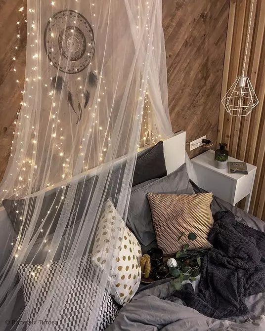 Dormitorio de amor: 8 maneras de crear un interior romántico para dos 9555_35