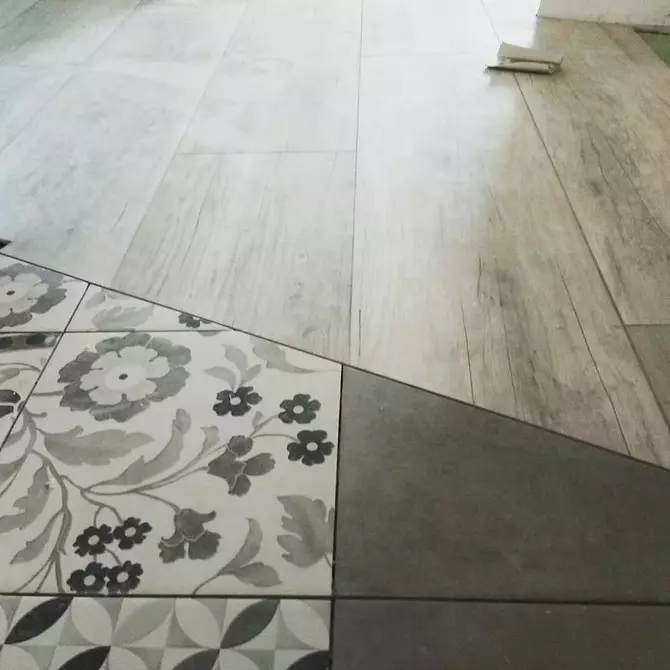 Kuidas valida köögile põrandale plaat ja tsoonimise koridor (tsükli koridor) 9565_62