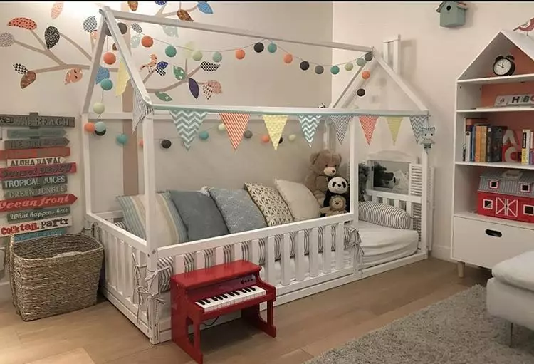 Casa de cama com suas próprias mãos: desenhos e esquemas para criar um conto de fadas 