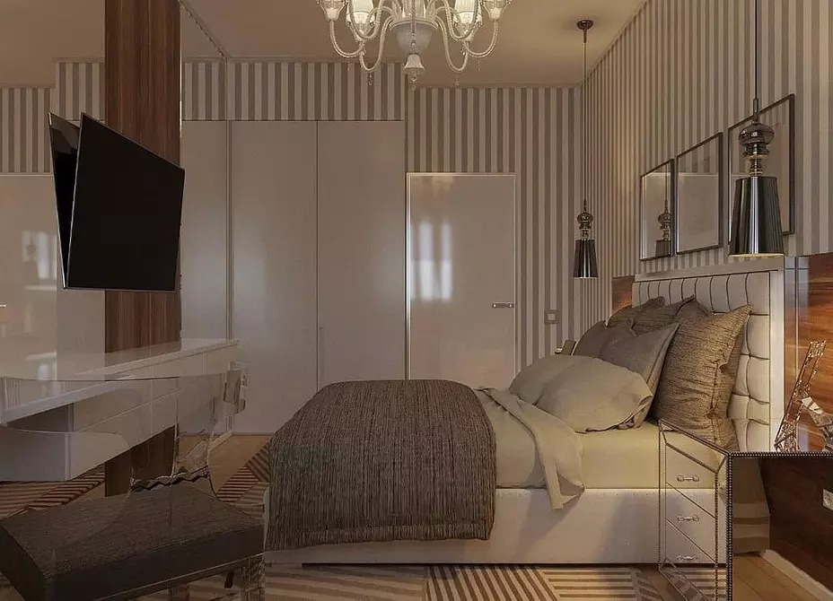 Guļamistabas dizains: jauns 2019 + 30 foto idejas 9602_34