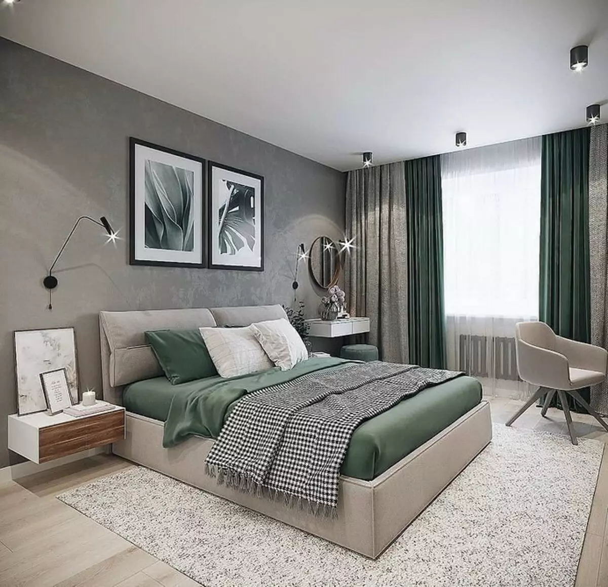 Дизайн спальні: новинки 2019 года + 30 фото-ідей 9602_53