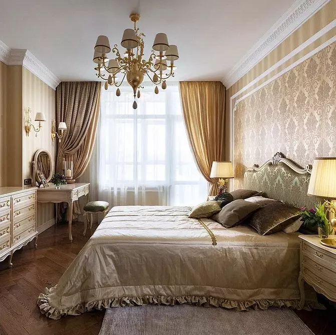 Hoe een kroonluchter in de slaapkamer te kiezen: 5 tips voor diegenen die een kamerrecht willen regelen 9638_20