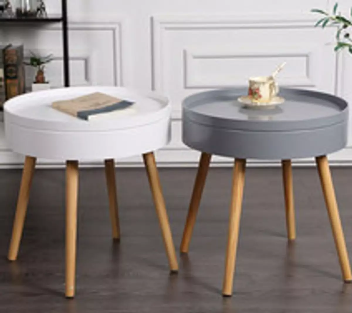 Tisch mit einem abnehmbaren Tischplatte