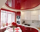 Stretch strop design v kuchyni: 40 moderních možností 9666_24