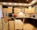 Strekk takdesign på kjøkkenet: 40 moderne alternativer 9666_35