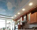 Conception de plafond extensible dans la cuisine: 40 options modernes 9666_5