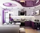 Stretch ceiling design in the kitchen: 40 modern options 9666_51