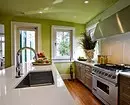 Stretch ceiling design in the kitchen: 40 modern options 9666_64