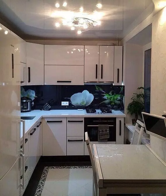 延伸天花板设计在厨房：40个现代选择 9666_83