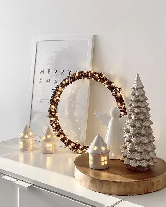 No rain: 9 New Year's decor ideas who like minimalists 966_18