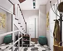 Piastrella per il corridoio sul pavimento: 50 idee di design 9676_61