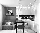 Interior Masakan Kanthi Sofa: Tips Foto lan Penempatan 9686_41