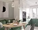 Cuisine Interieur mit Sofa: Foto- und Platzierungs-Tipps 9686_65