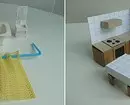 Изработка на кукла куќа од кутијата со свои раце: инструкции за создавање на необичен декор 9712_79