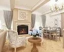 Brendshme e dhomës së ndenjes në Provence: 70+ foto dhe këshilla për dizajn 9730_100