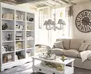 Brendshme e dhomës së ndenjes në Provence: 70+ foto dhe këshilla për dizajn 9730_133