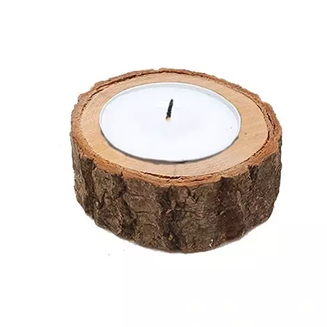 लाकूड बनलेला candlestick