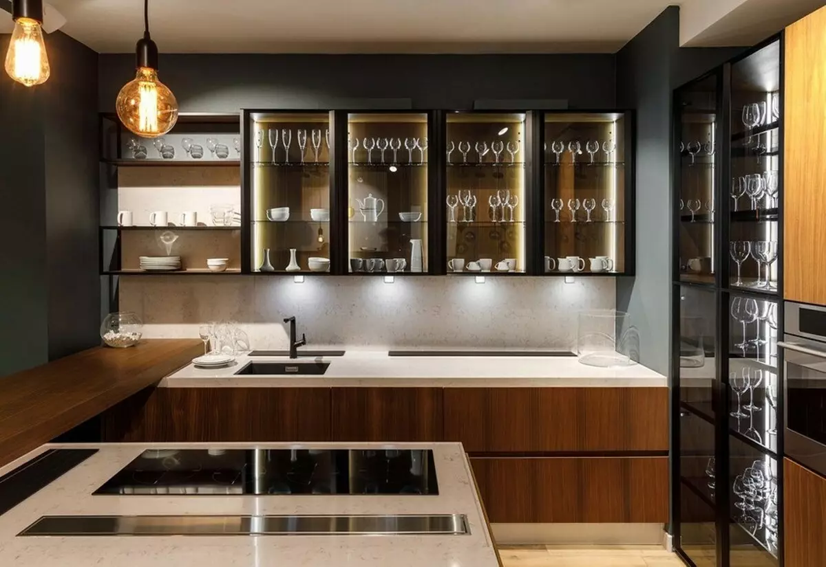 Гал тогооны өрөө p: Төлөвлөлтийн сонголтууд ба илүү сайн дизайны санаанууд 9756_86