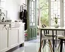 Κουρτίνες στην κουζίνα με μπαλκόνι: 14 Επιλογές σχεδίασης 9760_101