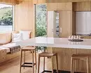 Завесе у кухињи са балконом: 14 опција дизајна 9760_102