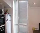 Cortinas na cozinha com uma varanda: 14 opções de design 9760_41