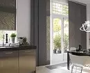 Завеси во кујната со балкон: 14 опции за дизајн 9760_62