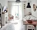Opcións de referencia de 2 habitacións Khrushchevka: Mellores métodos e fotos de interiores reais 9770_101