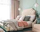 Turquoise kleur in slaapkamer interieur: 70 frisse ideeën met foto's 9773_124