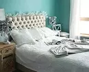 Couleur turquoise dans la chambre à coucher Intérieur: 70 idées fraîches avec photos 9773_125