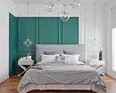 Tyrkysová barva v ložnici interiér: 70 čerstvých nápadů s fotografiemi 9773_15