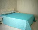 Turkoosi väri makuuhuoneen sisätilassa: 70 Tuoreet ideat valokuvilla 9773_18