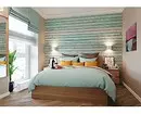 寝室のインテリアのターコイズ色の色：写真と70の新鮮なアイデア 9773_27