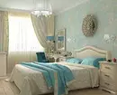 Warna pirus dalam interior kamar tidur: 70 ide segar dengan foto 9773_33