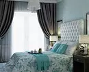 Warna pirus dalam interior kamar tidur: 70 ide segar dengan foto 9773_6
