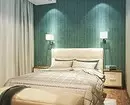 Тюркоазен цвят в спалнята Интериор: 70 нови идеи със снимки 9773_73