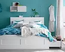 Turquoise kleur in slaapkamer interieur: 70 frisse ideeën met foto's 9773_74