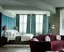 Тюркоазен цвят в спалнята Интериор: 70 нови идеи със снимки 9773_83