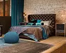 Turkis farve i soveværelse interiør: 70 friske ideer med fotos 9773_89