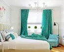 Тиркизна боја у спаваћој соби Унутрашњост: 70 свежих идеја са фотографијама 9773_91