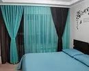 Turkoosi väri makuuhuoneen sisätilassa: 70 Tuoreet ideat valokuvilla 9773_96
