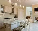 Pilih langit-langit drywall untuk dapur: Pilihan desain dengan foto dan tips berguna 9787_52