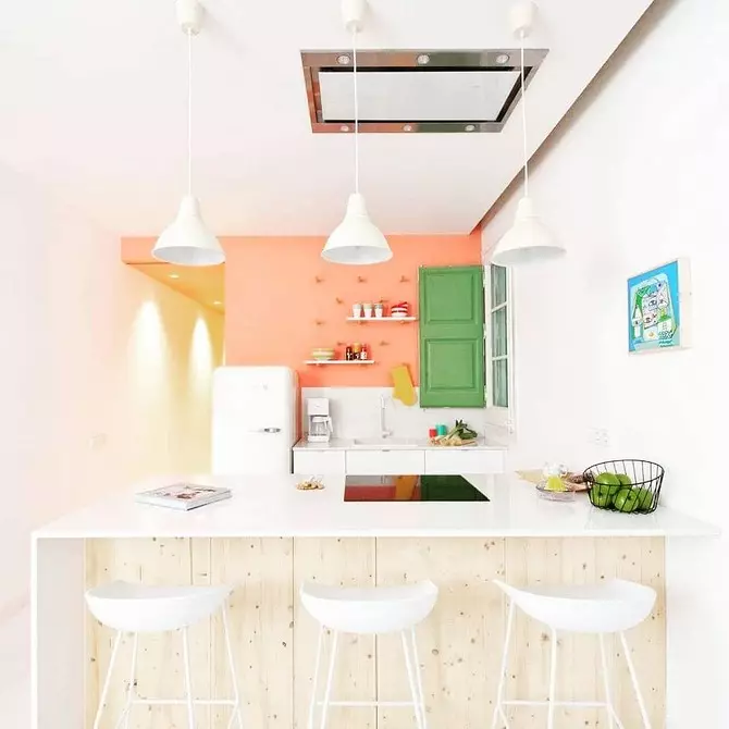 Válasszon ki egy gipszkarton mennyezetét a konyhában: tervezési lehetőségek fotókkal és hasznos tippek 9787_83
